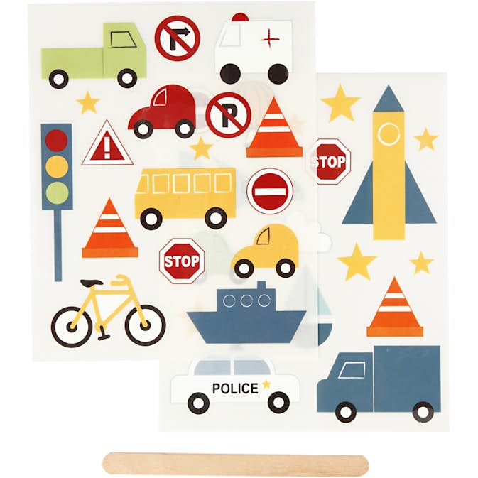 Rub-on-stickers Creativ Company Transport