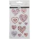 Stickers Creativ Company Diamond Hjärtan