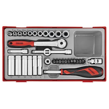 Hylsnyckelsats Teng Tools 1/4 TT143512