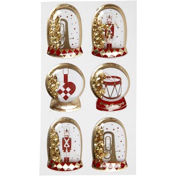 Stickers Creativ Company Shaker Nötknäppare Stl 49x32+45x36 mm 6 St/1 Förp
