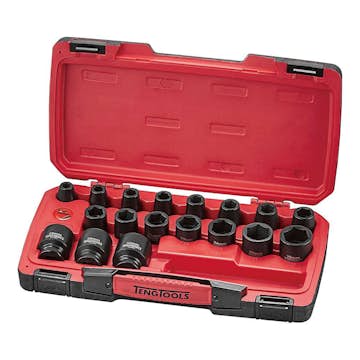 Krafthylssats Teng Tools 1/2 T9222