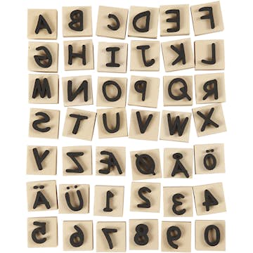 Skumstämplar Creativ Company 3x3 cm 42-pack