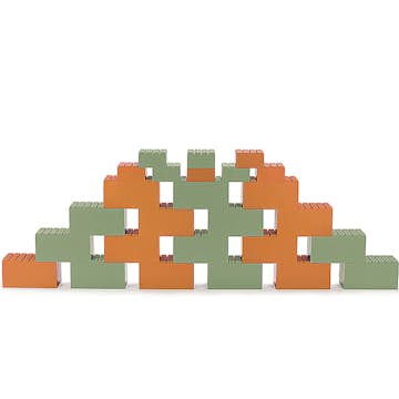 Klossar ABA Skol Orange Orange Gröna 26 st