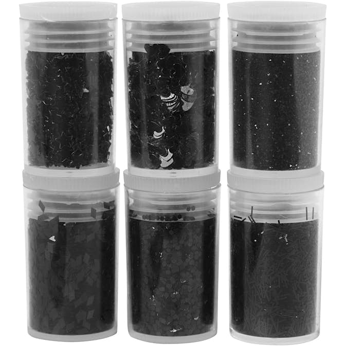 Glitter Creativ Company och Paljetter 6x5 g/1 Förp