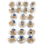 Skumstämplar Creativ Company med Handtag 3-6 cm 20-pack