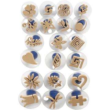 Skumstämplar Creativ Company med Handtag 3-6 cm 20-pack