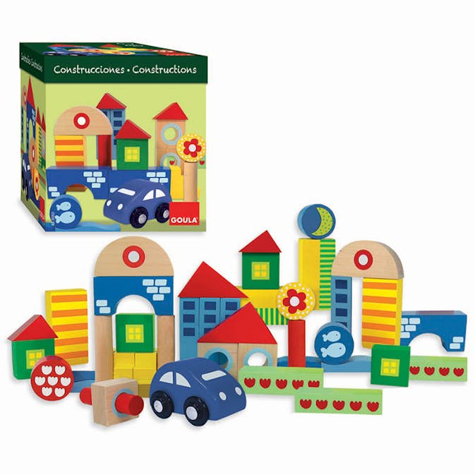 Byggklossar ABA Skol 41 delar