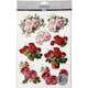 Väggdekor Creativ Company 3D Motiv Blommor 4 Ark/1 Förp