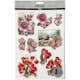 Väggdekor Creativ Company 3D Motiv Blommor och Fjärilar 4 Ark/1 Förp