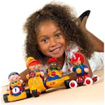 Lekfigurer ABA Skol Fordon Tolo 7 delar