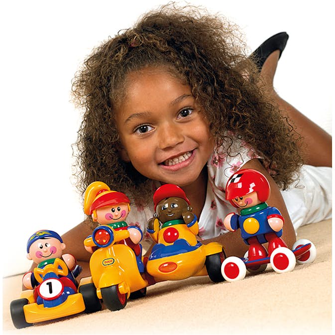 Lekfigurer ABA Skol Fordon Tolo 7 delar