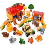 Leksaksdjur ABA Skol Djurpark Tolo 34 delar