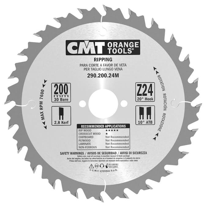 Sågklinga CMT Orange Tools Klyvning