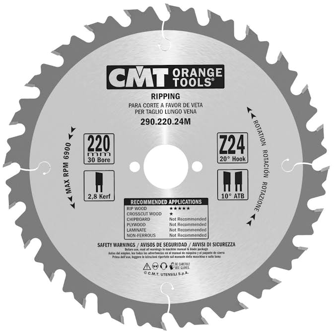 Sågklinga CMT Orange Tools Klyvning