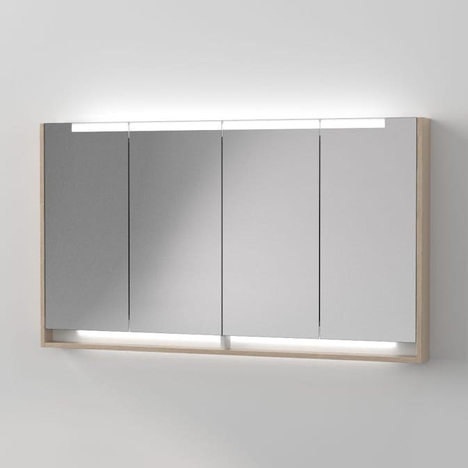 Spegelskåp DuoBad Gripen 130 med LED