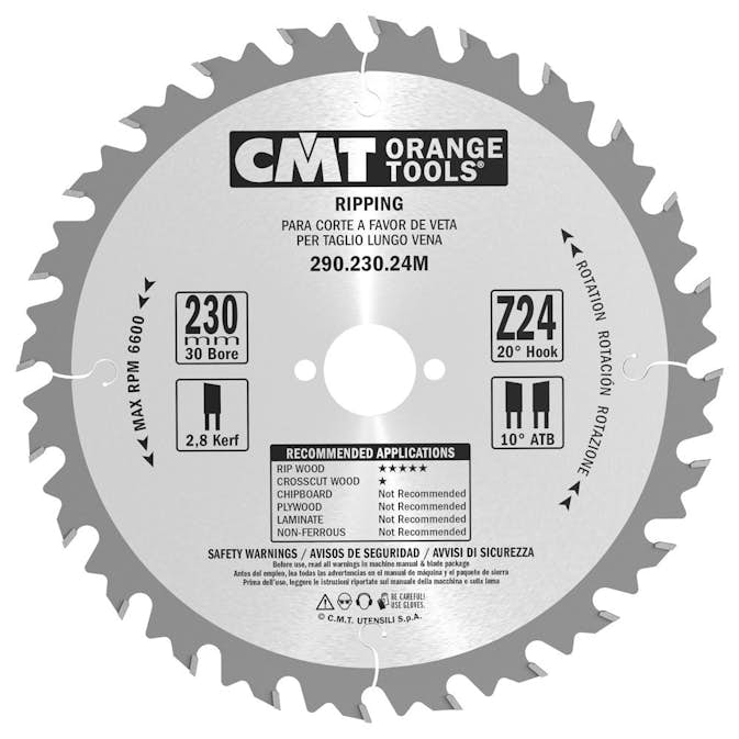 Sågklinga CMT Orange Tools Klyvning