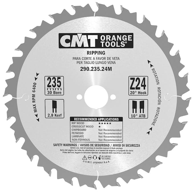 Sågklinga CMT Orange Tools Klyvning