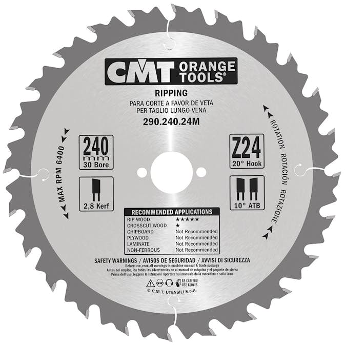Sågklinga CMT Orange Tools Klyvning