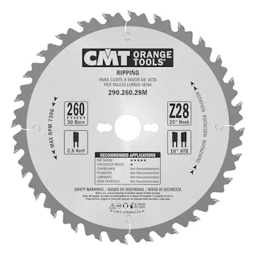 Sågklinga CMT Orange Tools Klyvning