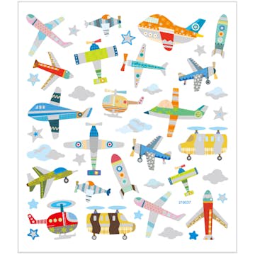 Stickers Creativ Company Flygplan och Helikopter