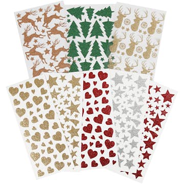 Stickers Creativ Company Glitter 8 Ark