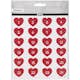 Stickers Creativ Company Kalendersiffror Hjärtan 1 Ark
