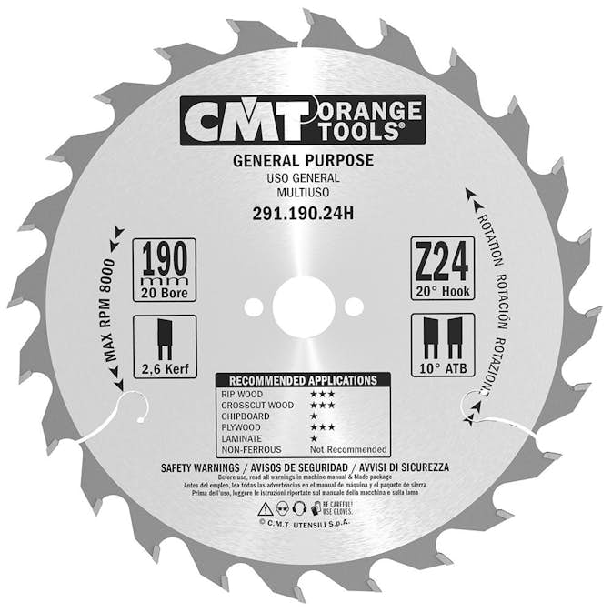 Sågklinga CMT Orange Tools Kapning/Klyvning