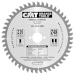 Sågklinga CMT Orange Tools Kapning/Klyvning 216x2,8x30 T48 W NEG