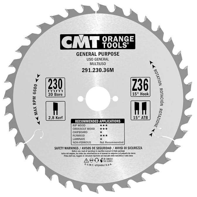 Sågklinga CMT Orange Tools Kapning/Klyvning