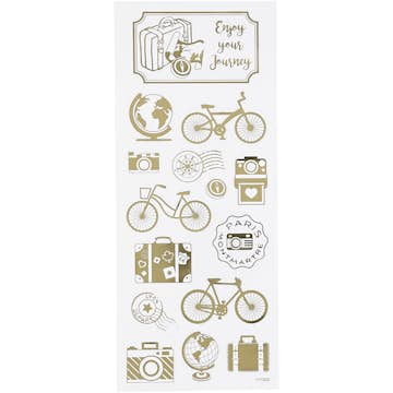 Stickers Creativ Company Jorden Runt 10x24 cm 1 Ark