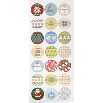 Stickers Creativ Company Julbroderi 10x23 cm 1 Ark