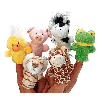 Docka ABA Skol 6 Olika Djur