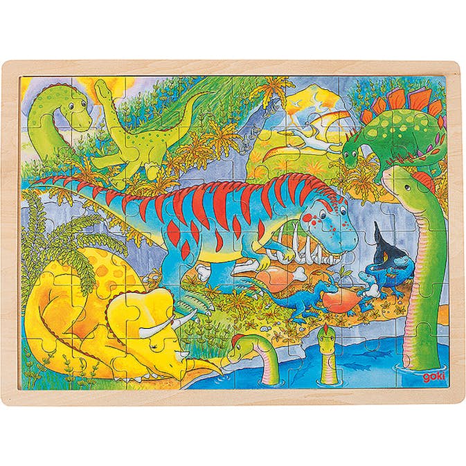 Pussel ABA Skol Rampussel Dinosaurier 48 Bitar