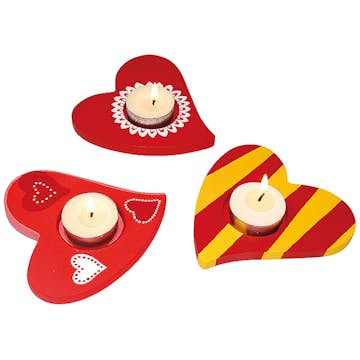 Ljushållare ABA Skol Hjärtan 3 st