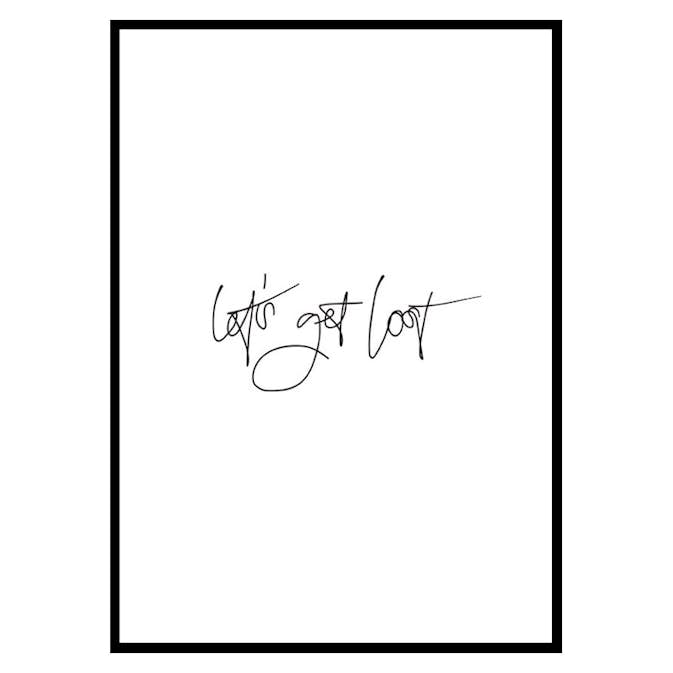 Poster Gallerix Let's Get Lost