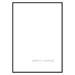 Poster Gallerix Keep It Simple