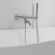 Badkarsblandare Scandtap Steel Pleasure 4 med Handdusch