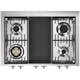 Gasolspis Steel Genesi Combi-Steam 90 cm Svart med BBQ-funktion