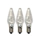 LED-Reservlampa Star Trading Universal LED E10 Klar 3-pack för Inomhusbruk