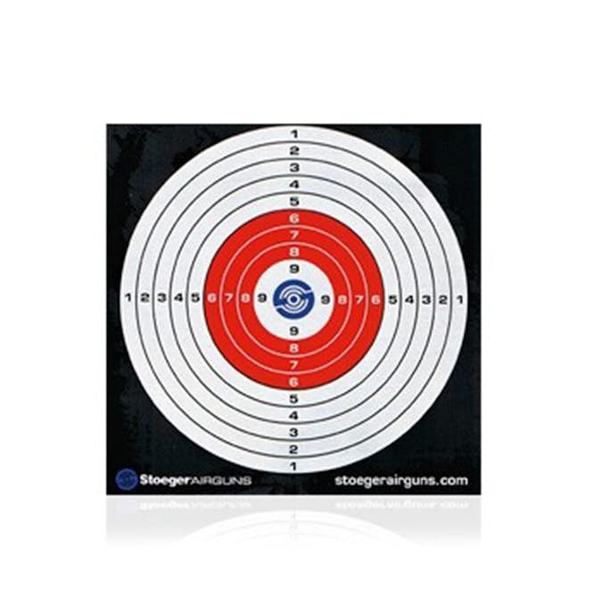 Måltavla stoeger 100-pack 14x14 cm