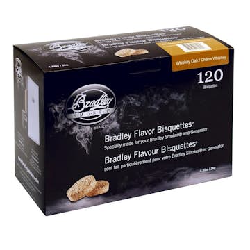 Briketter Bradley Whiskey Oak 120-pack