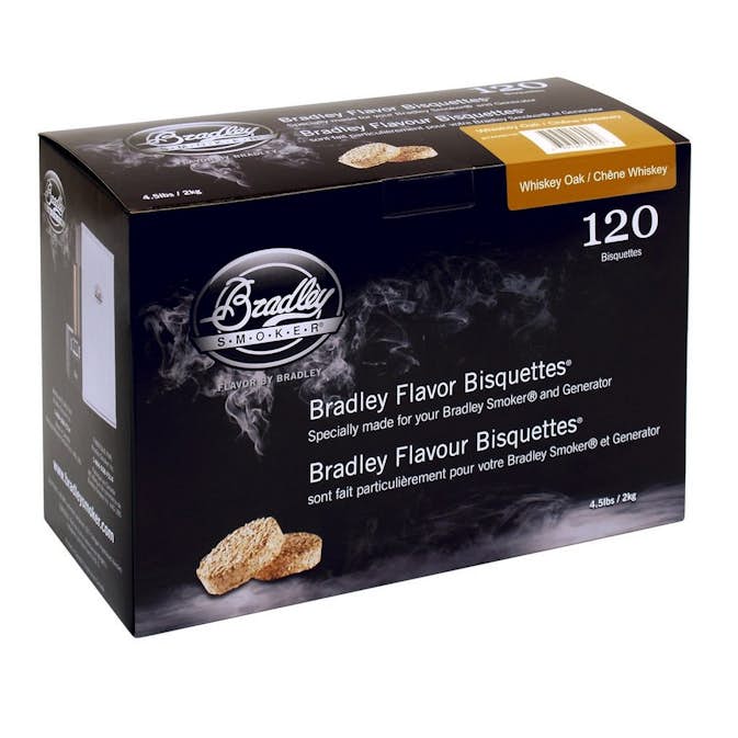 Briketter Bradley Whiskey Oak 120-pack