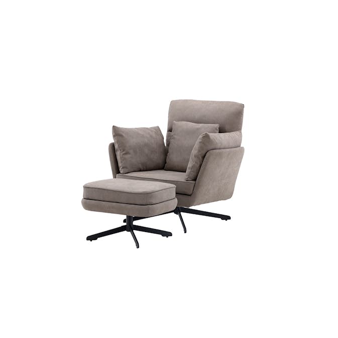 Fåtölj Venture Home Madrid med Fotpall