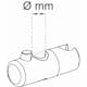 Handduschhållare Habo Glider 19mm Krom