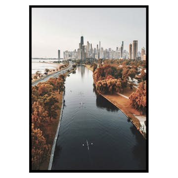 Poster Gallerix Chicago Skyline