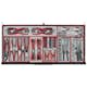 Verktygsset Teng Tools 1008 -Delar Svart