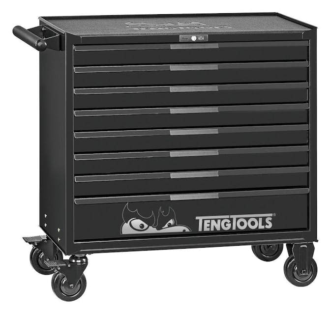 Verktygsvagn Teng Tools 8 Låd Svart Bred