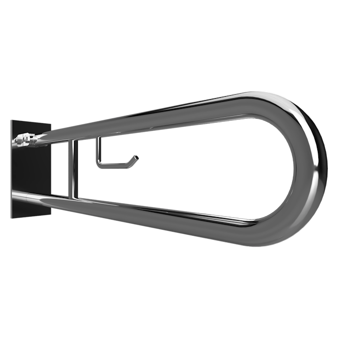 Stödhandtag Bemeta Help Med toalettpappershållare 800 mm