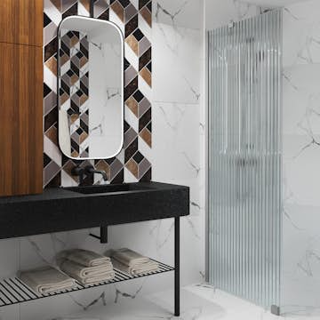 Duschvägg Hietakari Forma 301 Fast