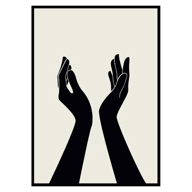Poster Gallerix Abstract Hands